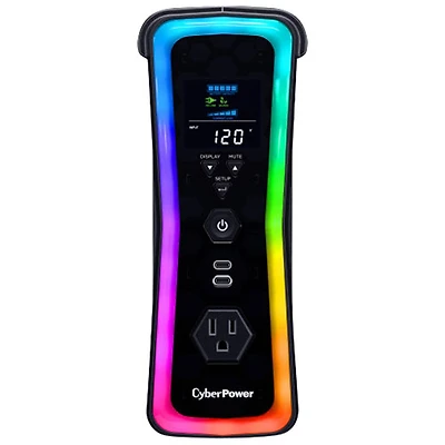 CyberPower 1500VA UPS Battery Backup with RGB Lighting (GX150C2-FC)