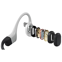 Écouteurs 100 % sans fil étanches OpenSwim Pro de Shokz - Blanc