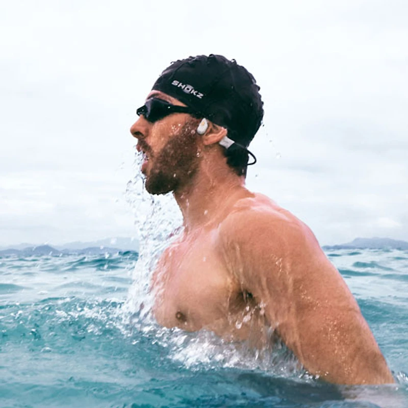 Écouteurs 100 % sans fil étanches OpenSwim Pro de Shokz - Blanc