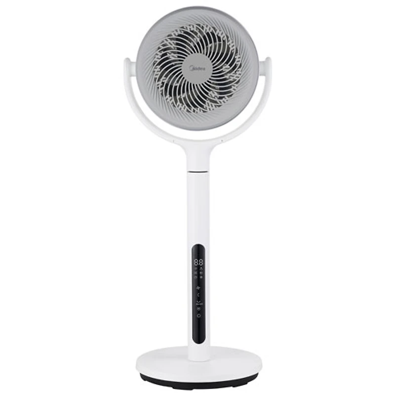 Midea DualBlade Air Circulator Pedestal Fan - 7" - White
