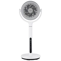 Midea DualBlade Air Circulator Pedestal Fan - 7" - White