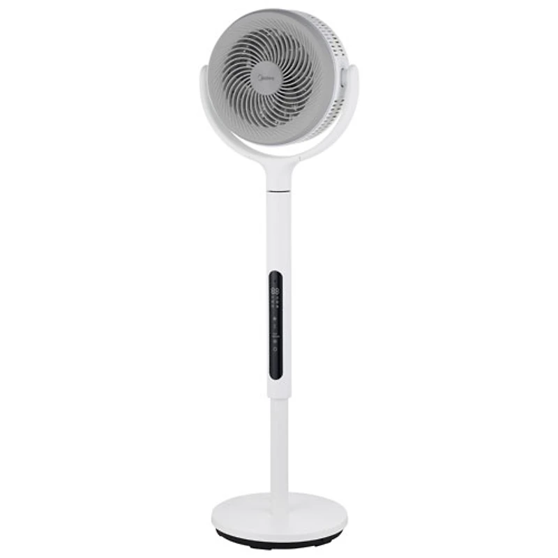 Midea DualBlade Air Circulator Pedestal Fan - 7" - White