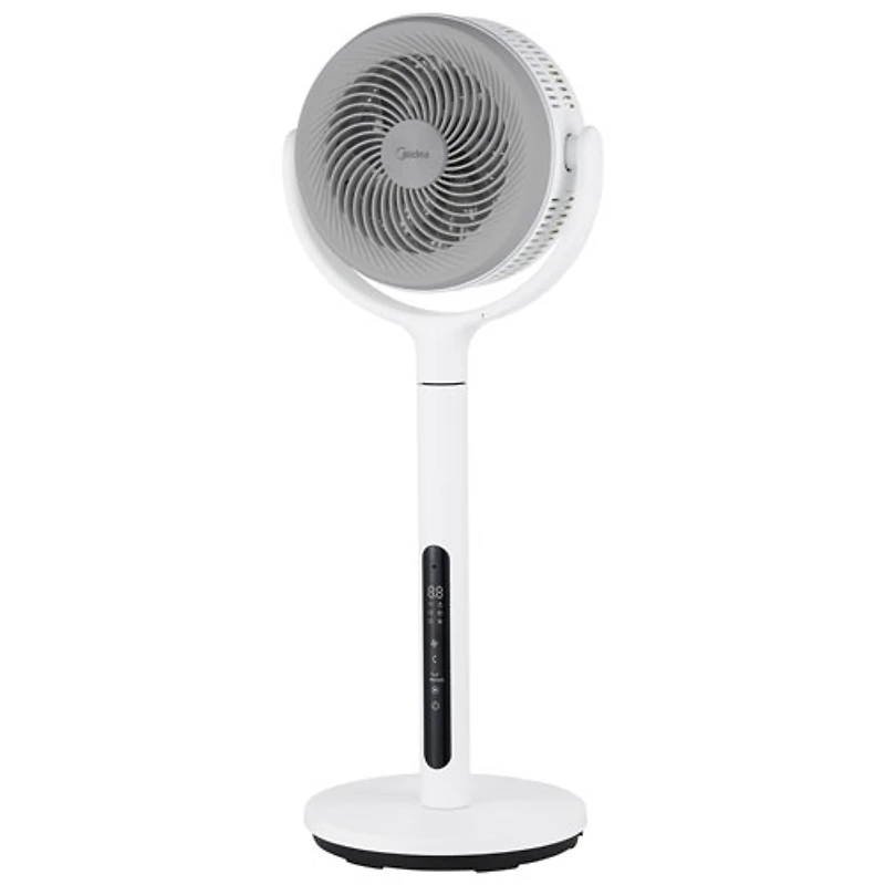 Midea DualBlade Air Circulator Pedestal Fan - 7" - White
