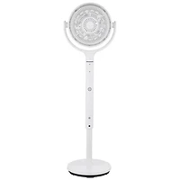 Midea DualBlade Air Circulator Pedestal Fan - 7" - White