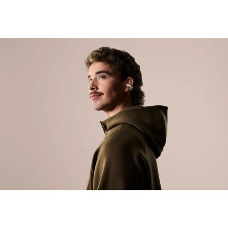 Sony Linkbuds Clip Open Ear True Wireless Earbuds - Greige