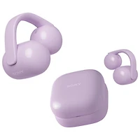 Écouteurs boutons ouverts à pince 100 % sans fil LinkBuds de Sony - Lavande