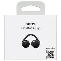 Sony Linkbuds Clip Open Ear True Wireless Earbuds - Black