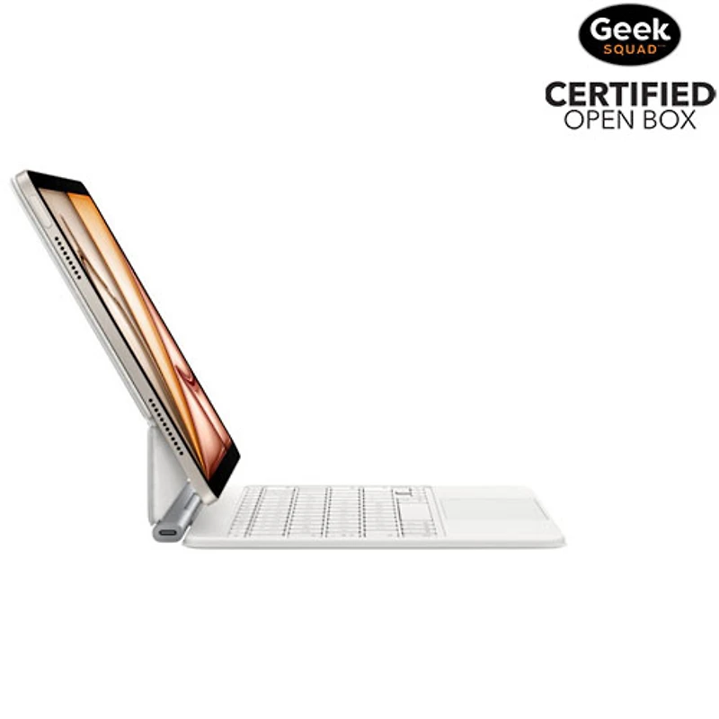 Boîte ouverte - Clavier Magic Keyboard d'Apple pour iPad Air de 11 po (M3) - Anglais - Blanc