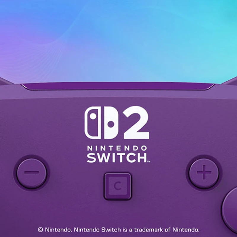 Turtle Beach Afterglow Wave Wireless RGB Gaming Controller for Nintendo Switch/Switch 2 - Purple