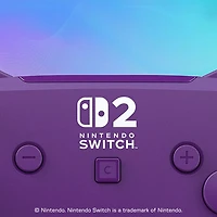 Turtle Beach Afterglow Wave Wireless RGB Gaming Controller for Nintendo Switch/Switch 2 - Purple