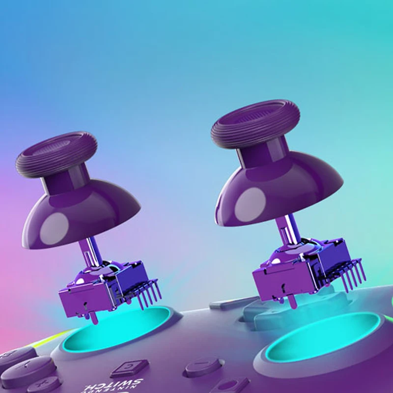 Turtle Beach Afterglow Wave Wireless RGB Gaming Controller for Nintendo Switch/Switch 2 - Purple