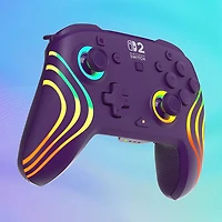 Turtle Beach Afterglow Wave Wireless RGB Gaming Controller for Nintendo Switch/Switch 2 - Purple
