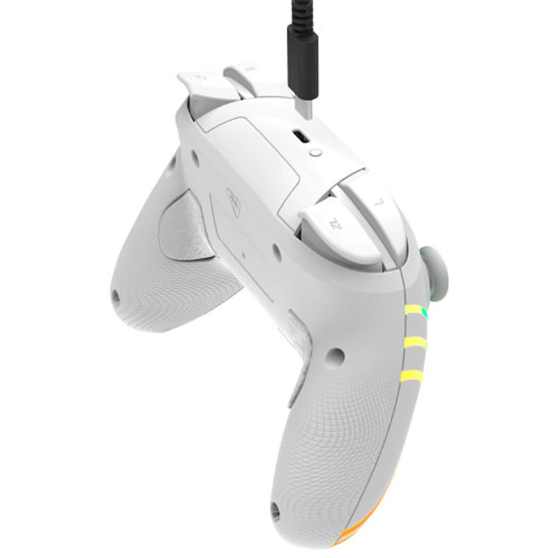 Manette de jeu sans fil RVB Afterglow Wave de Turtle Beach pour Nintendo Switch/Switch 2 - Blanc