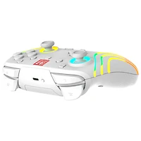 Manette de jeu sans fil RVB Afterglow Wave de Turtle Beach pour Nintendo Switch/Switch 2 - Blanc
