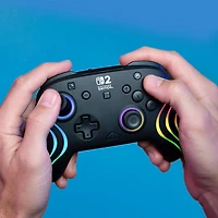 Turtle Beach Afterglow Wave Wireless RGB Gaming Controller for Nintendo Switch/Switch 2 - Black