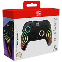 Turtle Beach Afterglow Wave Wireless RGB Gaming Controller for Nintendo Switch/Switch 2 - Black