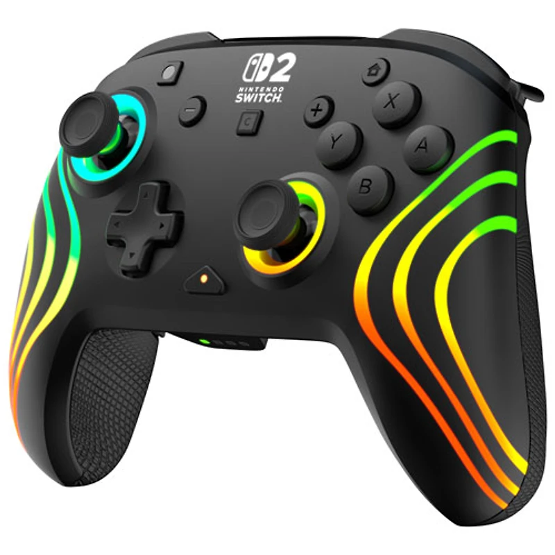 Turtle Beach Afterglow Wave Wireless RGB Gaming Controller for Nintendo Switch/Switch 2 - Black