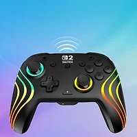 Turtle Beach Afterglow Wave Wireless RGB Gaming Controller for Nintendo Switch/Switch 2 - Black