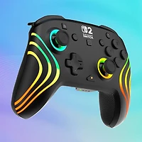 Turtle Beach Afterglow Wave Wireless RGB Gaming Controller for Nintendo Switch/Switch 2 - Black