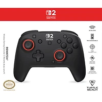 Turtle Beach Rematch Wireless Gaming Controller for Nintendo Switch/Switch 2 - Black