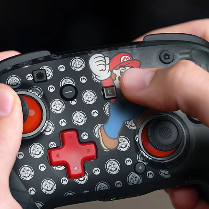 Manette de jeu sans fil Rematch de Turtle Beach pour Nintendo Switch/Switch 2 - Saut de Super Mario