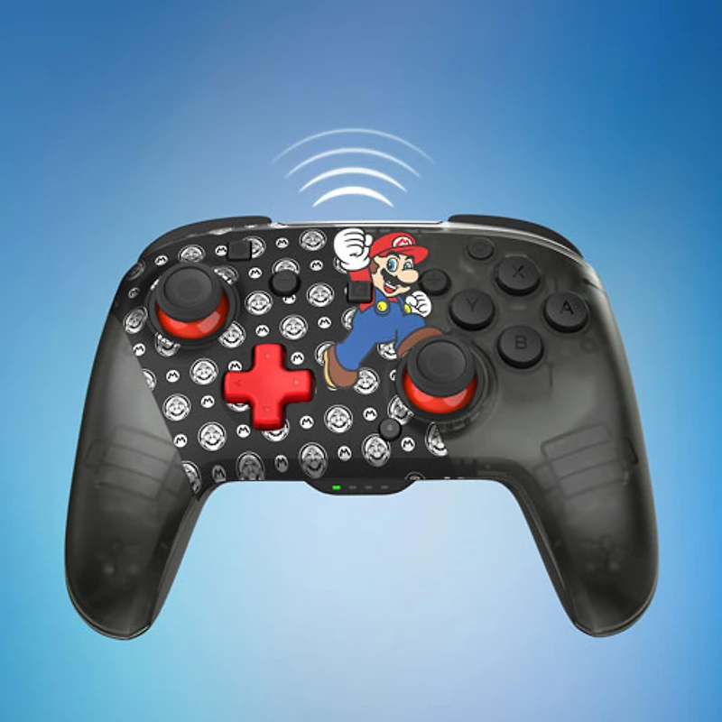 Manette de jeu sans fil Rematch de Turtle Beach pour Nintendo Switch/Switch 2 - Saut de Super Mario