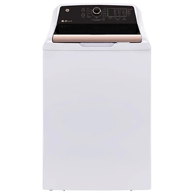 Laveuse à chargement par le haut 5,3 pi³ de GE (GTW690BMYWR) - Blanc/Rose doré