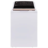 Laveuse à chargement par le haut 5,3 pi³ de GE (GTW690BMYWR) - Blanc/Rose doré