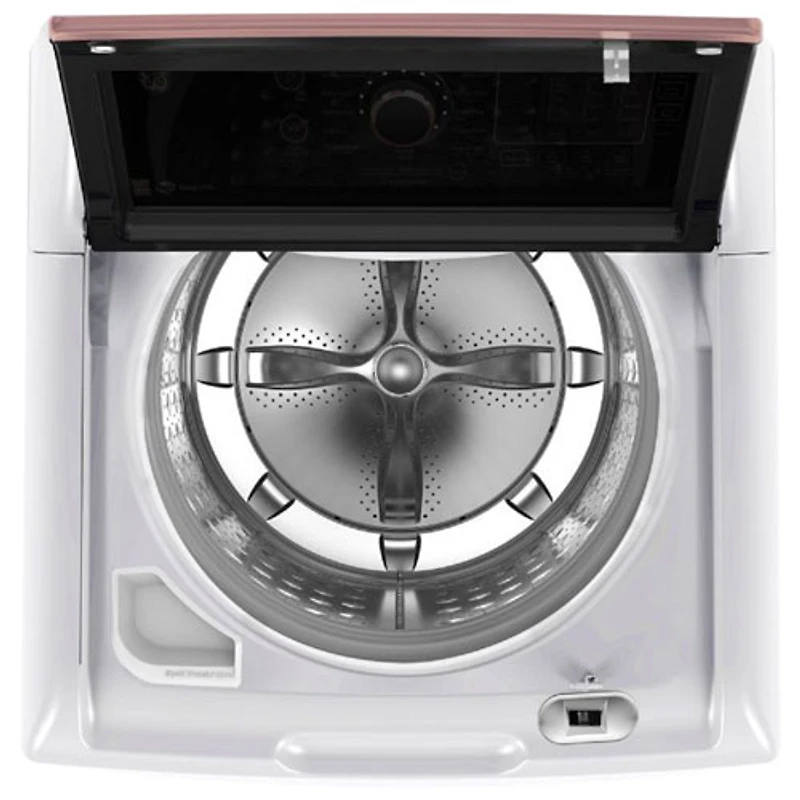 Laveuse à chargement par le haut 5,3 pi³ de GE (GTW690BMYWR) - Blanc/Rose doré