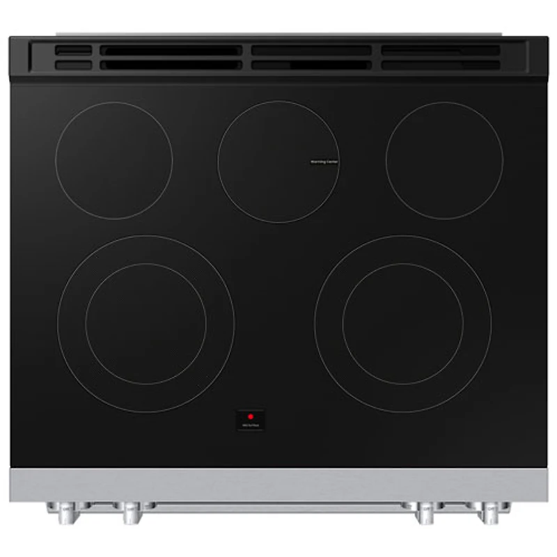 Cuisinière électrique encastrable à surface lisse avec convection véritable 6,3 pi³ 30 po BESPOKE de Samsung (NSE70H63SRAC) - Acier inoxydable