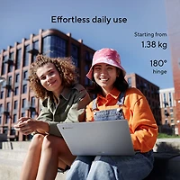 Chromebook 14 po CX14 d'ASUS - Gris pur (N50 d'Intel/RAM 4 Go/eMMC 64 Go/ChromeOS)