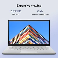 Chromebook 14 po CX14 d'ASUS - Gris pur (N50 d'Intel/RAM 4 Go/eMMC 64 Go/ChromeOS)