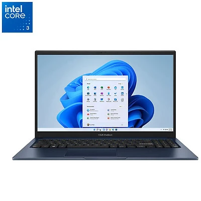 ASUS Vivobook 15 15.6" Laptop - Quiet Blue (Intel Core 3 100U/8GB RAM/512GB SSD/Windows 11 Home)