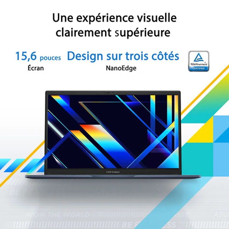 ASUS Vivobook 15 15.6" Laptop - Quiet Blue (Intel Core 3 100U/8GB RAM/512GB SSD/Windows 11 Home)