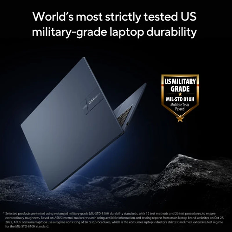 ASUS Vivobook 15 15.6" Laptop - Quiet Blue (Intel Core 3 100U/8GB RAM/512GB SSD/Windows 11 Home)