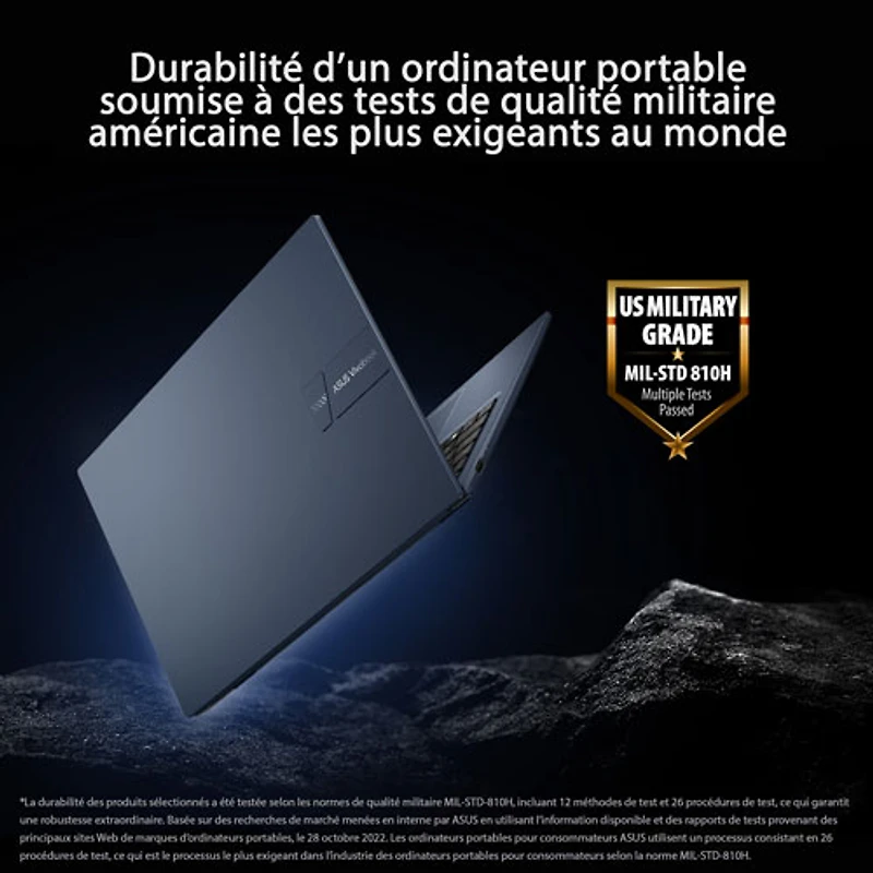 ASUS Vivobook 15 15.6" Laptop - Quiet Blue (Intel Core 3 100U/8GB RAM/512GB SSD/Windows 11 Home)