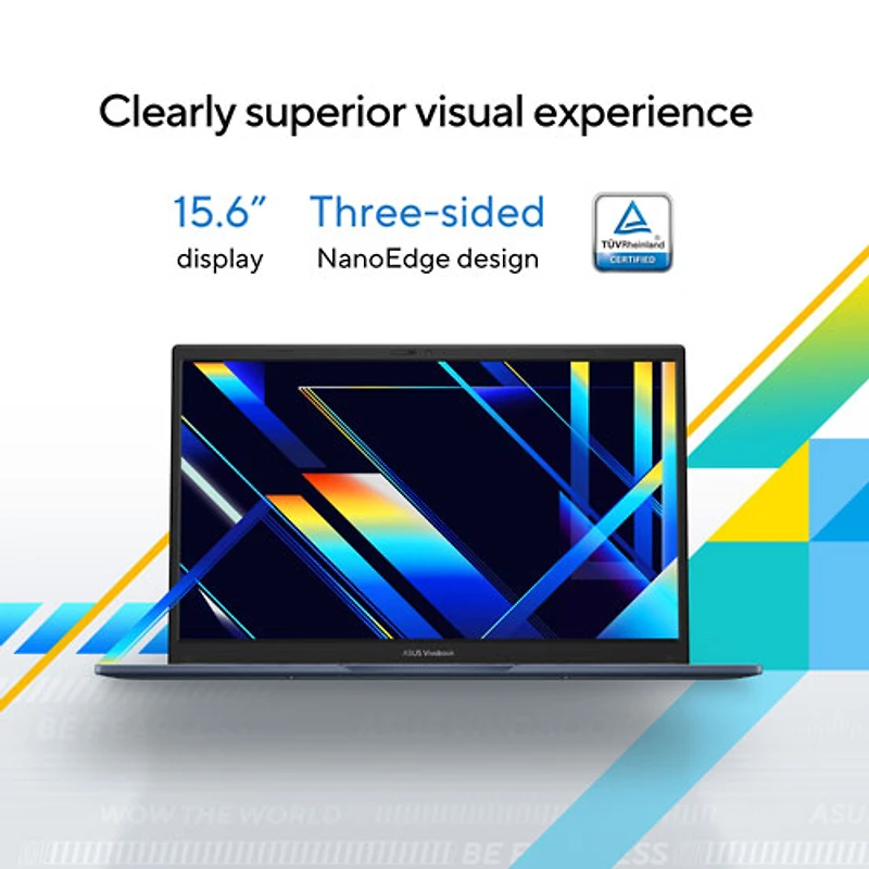 ASUS Vivobook 15 15.6" Laptop - Quiet Blue (Intel Core 3 100U/8GB RAM/512GB SSD/Windows 11 Home)