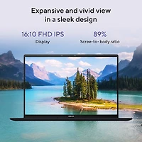 Portable 16 po Vivobook 16 d'ASUS - Bleu calme (Core Ultra 5 225H d'Intel/RAM 16 Go/SSD 512 Go/Windows 11 Famille)