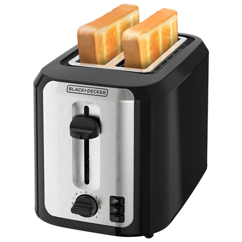 Black & Decker Toaster - 2-Slice - Black