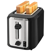 Black & Decker Toaster - 2-Slice - Black