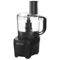 Black & Decker Food Processor - 8-Cup - Black