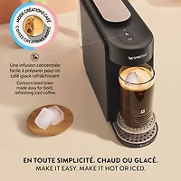 Nespresso Vertuo Up Pod Coffee and Espresso Machine by Breville - Ink Black