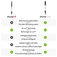 Séchoir coiffant Airwrap i.d Multi-Styler de Dyson - Droits + Ondulés - Céramique patinée/Topaze