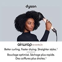 Sèche-cheveux et séchoir coiffant Airwrap i.d. Co-anda2x de Dyson - Cheveux bouclés et frisés - Rose céramique/Or rose
