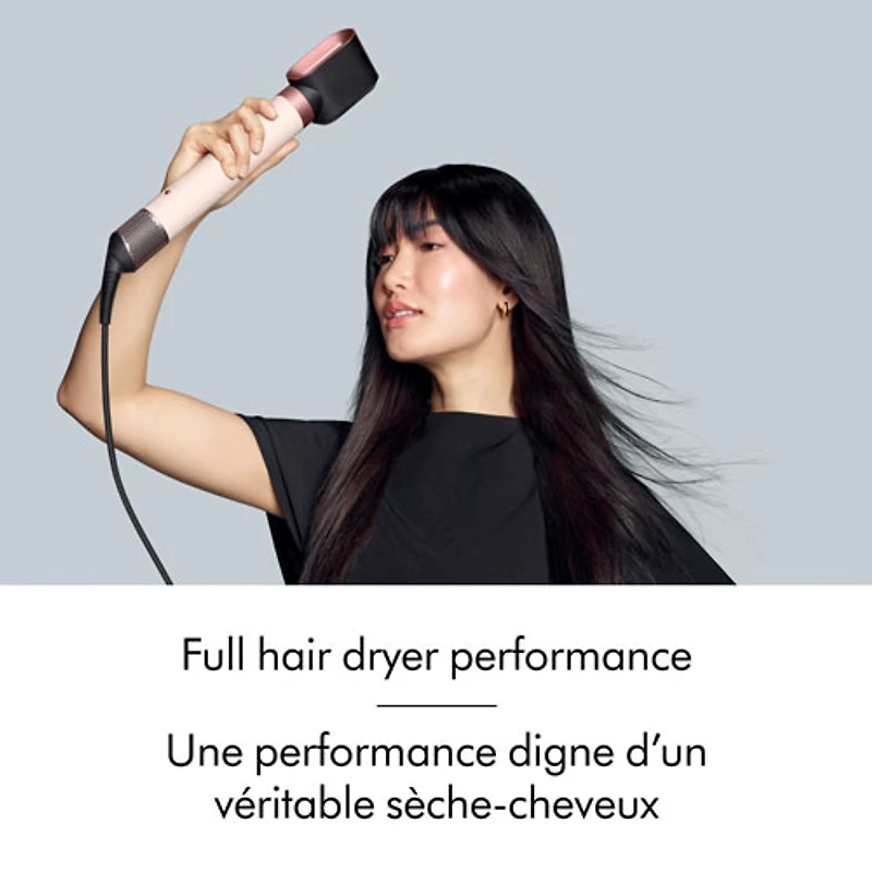 Sèche-cheveux et séchoir coiffant Airwrap i.d. Co-anda2x de Dyson - Cheveux bouclés et frisés - Rose céramique/Or rose