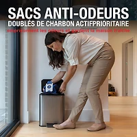 Aspirateur robot-vadrouille connecté Wi-Fi tout-en-un à vidange automatique Maxim de bObsweep - Rouge impérial