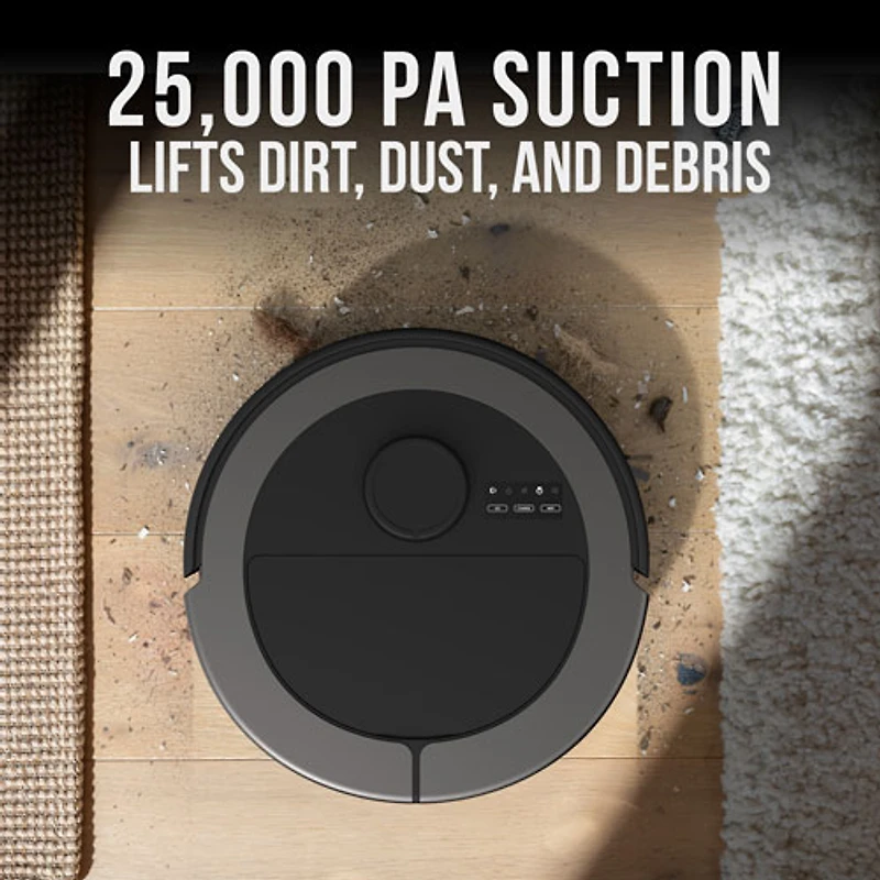 bObsweep Maxim All-in-One WiFi Connected Self-Empty Robot Vacuum & Mop - Titanium