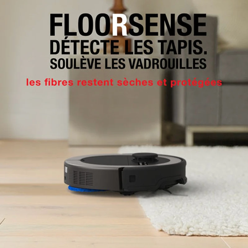 bObsweep Maxim All-in-One WiFi Connected Self-Empty Robot Vacuum & Mop - Titanium