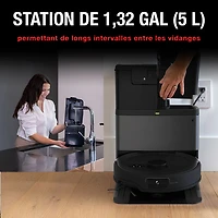 bObsweep Maxim All-in-One WiFi Connected Self-Empty Robot Vacuum & Mop - Titanium