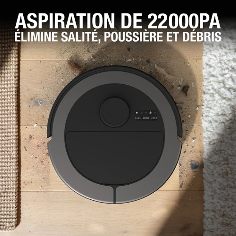 bObsweep Maxim All-in-One WiFi Connected Self-Empty Robot Vacuum & Mop - Titanium